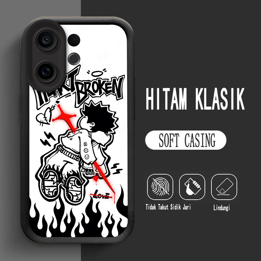 เคสสําหรับ VIVO V60 T1 Lite 5G Soft L-7 Heart Love