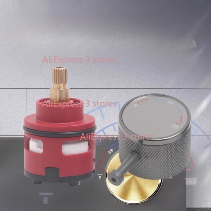 1pc Shower Valve Ceramic Faucet Cartridge Way Shower Diverter Mixing Faucet Replacement Parts Sizes