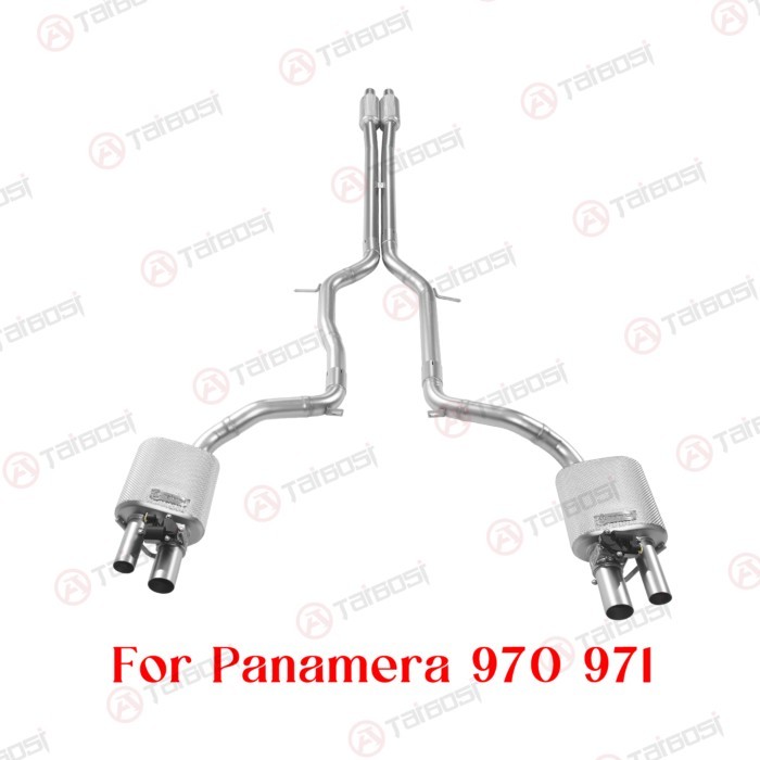 For Porsche Panamera 970 971 976 2010-2024 2.9T 3.0T 3.6 4.8 Car Catback Exhaust Escape System Taib