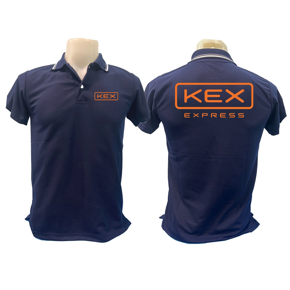 【SHUANGJ】เสื้อโปโล KEX Kerry Express เคอรี่ เอ็กซ์เพรส ขนส่ง เสื้อคอปก ผ้าดี หนานุ่ม ใส่สบาย ใส่ได้ท