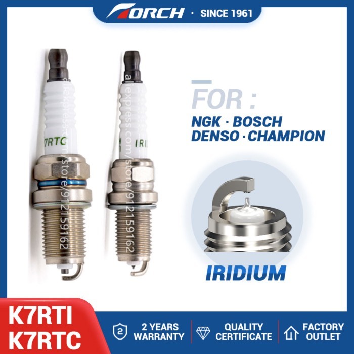 Iridium Candles China Original TORCH Spark Plugs K7RTI K7RTC for Great Wall C20R/C30/M1/M2/M4/Wingl