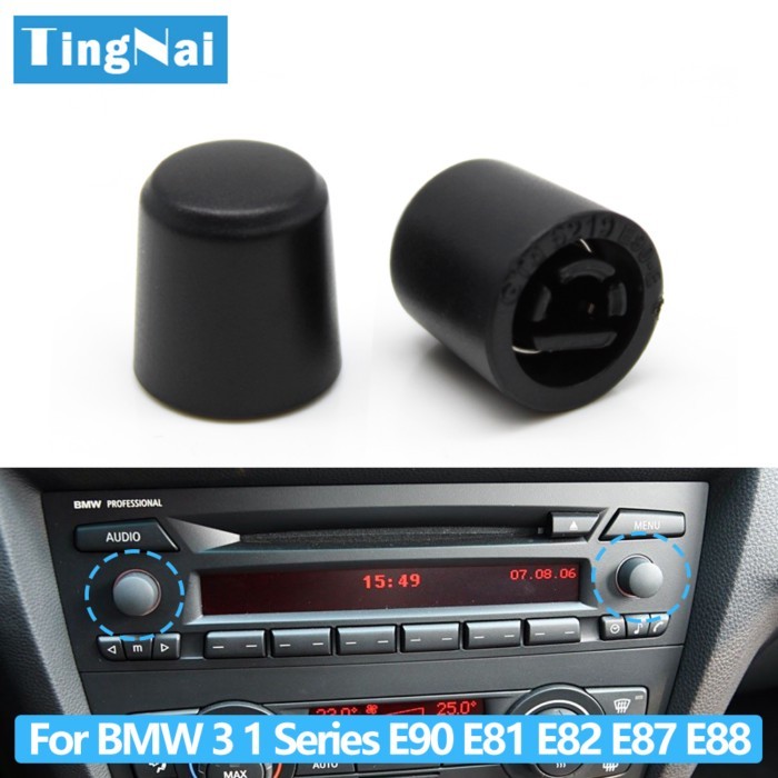 Car Radio CD Player Volume Button Knob For BMW 3 1 Series E90 E81 E82 E87 E88 2005-2012