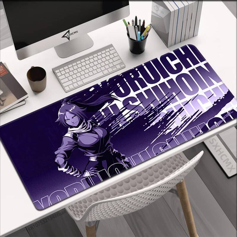 อะนิเมะ Mousepad XXL Bleach Mouse Pad Shihouin Yoruichi Ulquiorra คอมพิวเตอร์ขนาดใหญ่เมาส์ Pad ยางมั