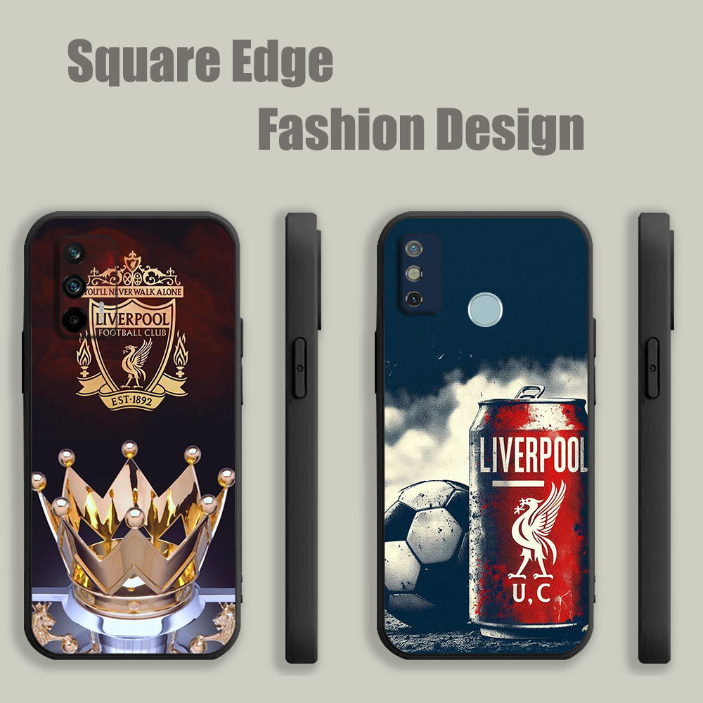 ปลอกสําหรับ Redmi หมายเหตุ 9 9 T 11 12 8 13 Pro Plus 4G 5G Liverpool FC DJW10 เคสโทรศัพท์ขอบสี่เหลี่