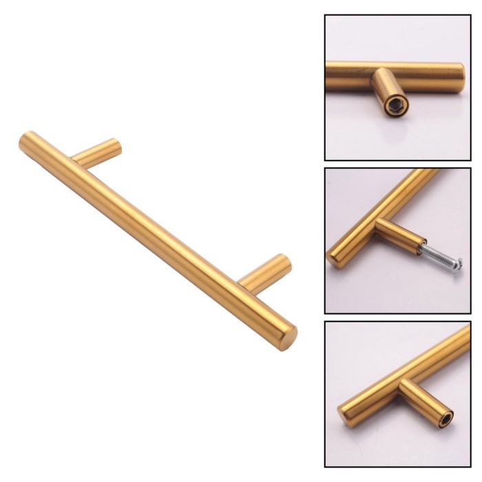 4PCS Gold Handles Resin Tray Molds Handles Epoxy Tray Handles Hardware Stainless Steel for Silicone