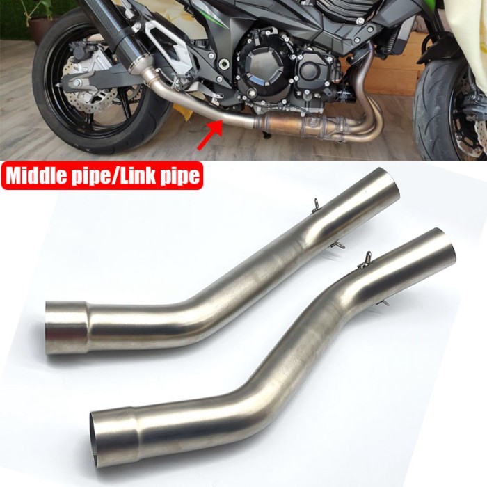 Motorcycle Exhaust Muffler Middle Pipe Link Pipe For Kawasaki ZX6R ZX 6R ZX-6R 2009-2014 ZX10R ZX 1