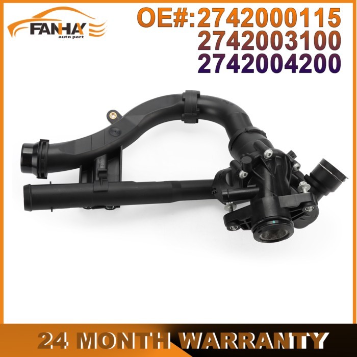 Engine Coolant Thermostat For Mercedes Benz C200 C300 C350e E300 Glc250 Glc300 Glc350e Slc180 27420