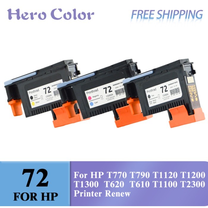 For HP 72 hp72 Printhead C9380A C9383A C9384A Print Head For HP T770 T790 T1120 T1200 T1300 T620 T6