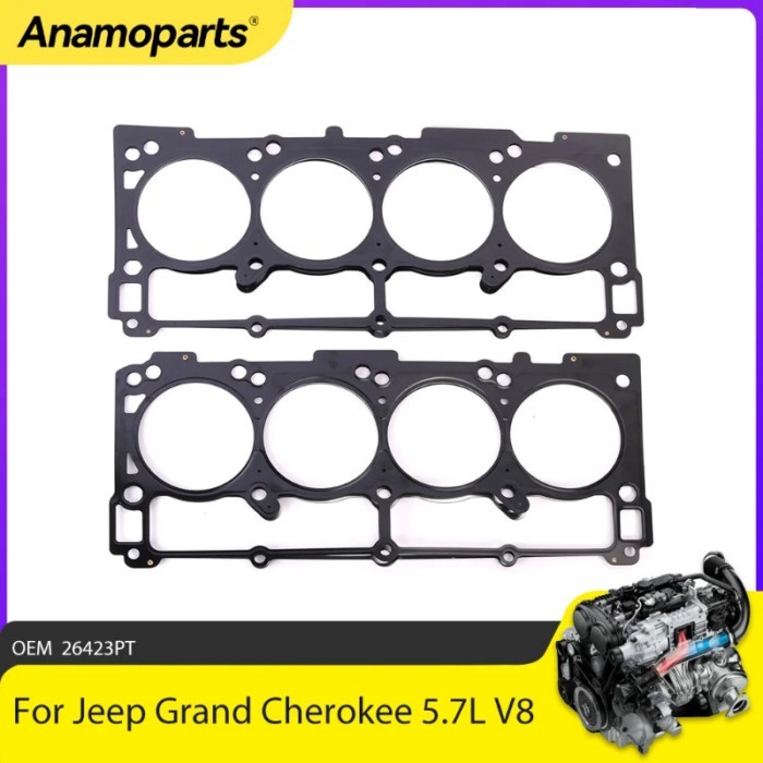 Engine Parts Cylinder Head Gasket Fit 5.7 L V8 Gas EZB 09-12 Chrysler 300 Dodge Challenger Jeep Gra