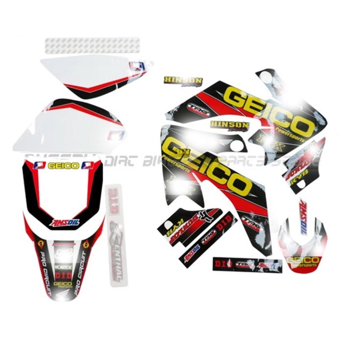 GEICO GRAPHICS DECAL STICKER KIT For HONDA CRF50 CRF 50 F SDG SSR XR50 2013 2014 2015 2016 17 - 202