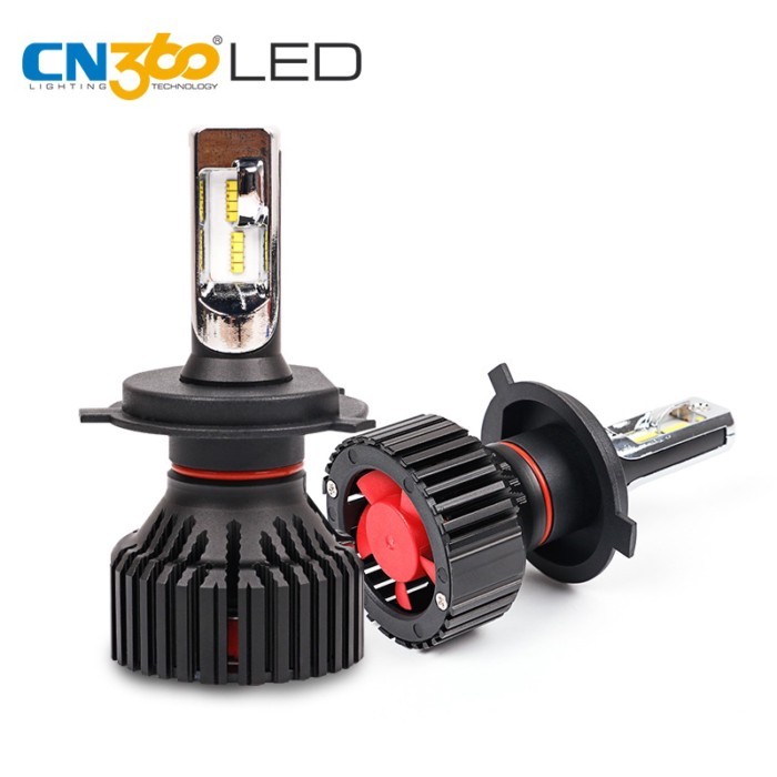 CN360 2PCS Car LED Light Headlight H4 H7 H8 H9 H11 9005 HB3 9006 HB4 12V 24V 6500K LED Auto Bulb He