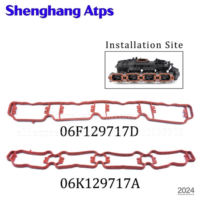 Intake Manifold Gasket For VW EOS CC Tiguan Golf Passat Audi A4 A5 A6 Q3 Q5 TT EA888 Gen 2 3 06F129