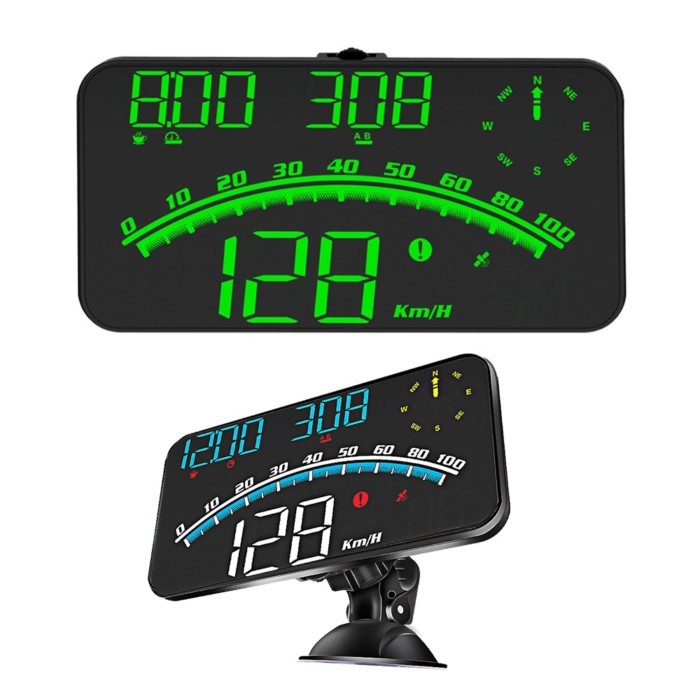 Odometer Head Up Display G10 Universal HUD Speedometer GPS LED Display Windscreen Projector With Ov