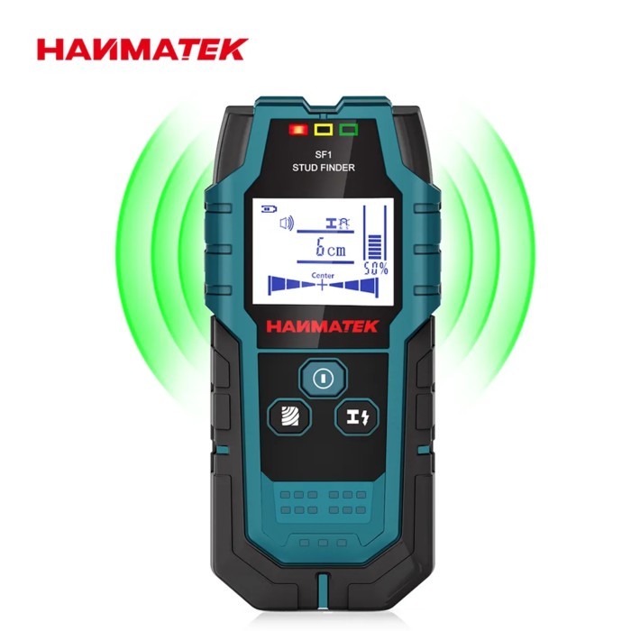 HANMATEK SF1 Stud Finder Wood Studs Metal Detecion Detection of live cable Metal Depth Measurement