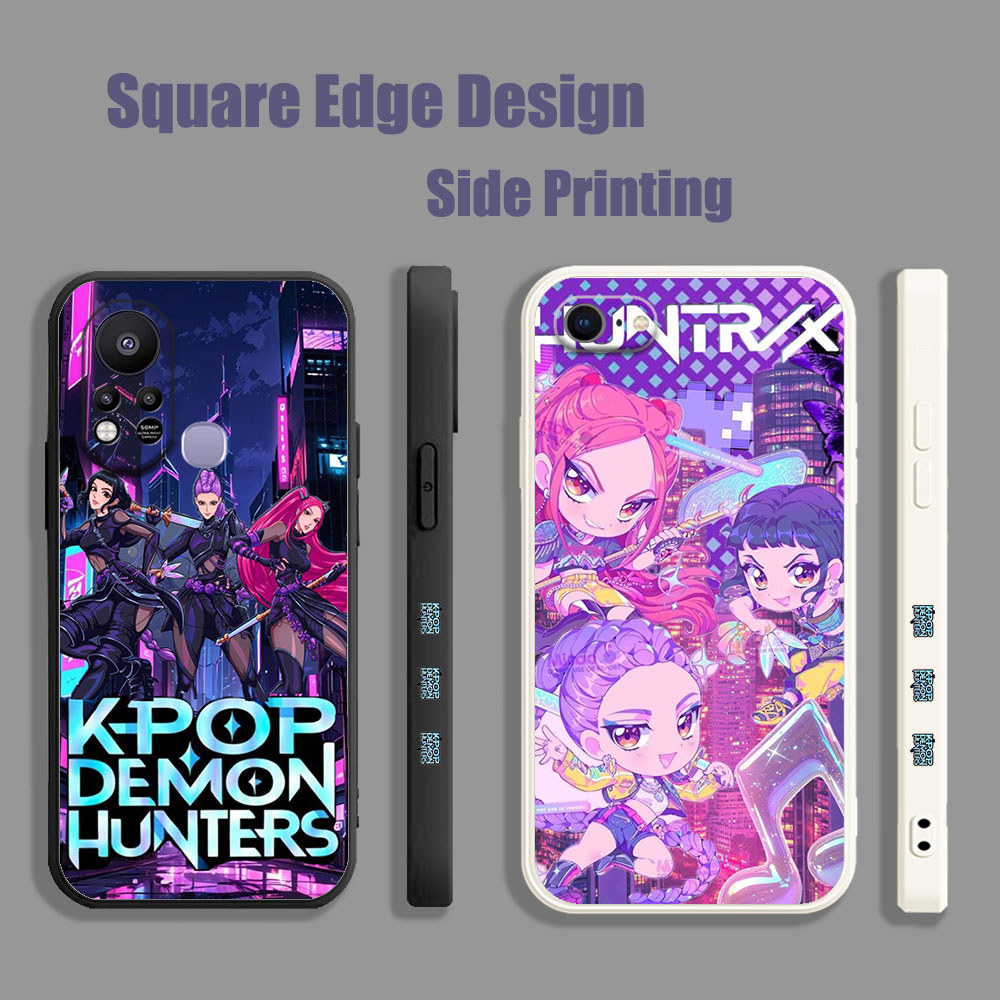 ปลอกสําหรับ Infinix Smart 5 Hot 9Play Hot 10 11s 10i 4 Hot 10S 11PLAY Kpop Demon Hunters Rumi Zoey M