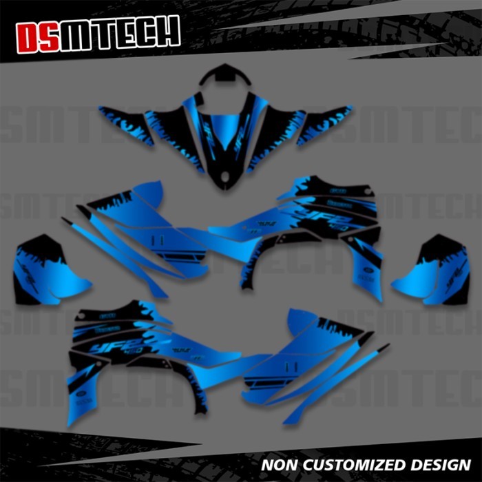 DSMTECH Grapgics Background Decal Sticker Kit for YAMAHA YFZ450R 7YFZ 450R 450 R 2014-2021 2015 201