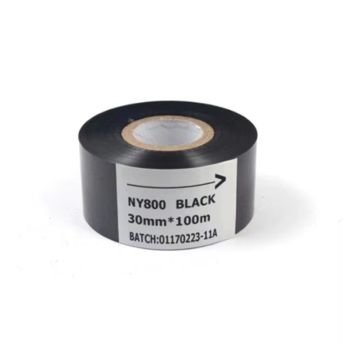 NY800 Thermal printer ribbon ink thermal transfer ribbon round black belt Code tape