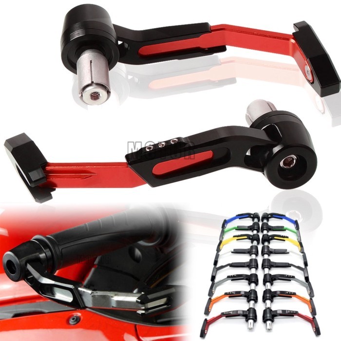 Universal CNC Motorcycle Brake Levers Hand Guard Protector For Yamaha Kawasaki MT07 MT09 TMAX500 53