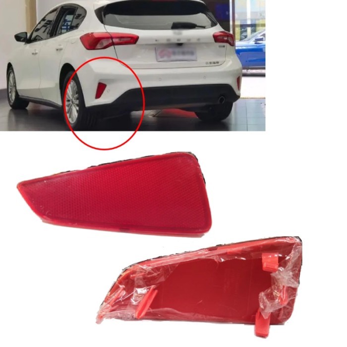 Right Left Driver Rear Bumper Reflector JX7B-13B414-EA  JX7B-13B415-EA For Ford Focus 2019-2020 Sed