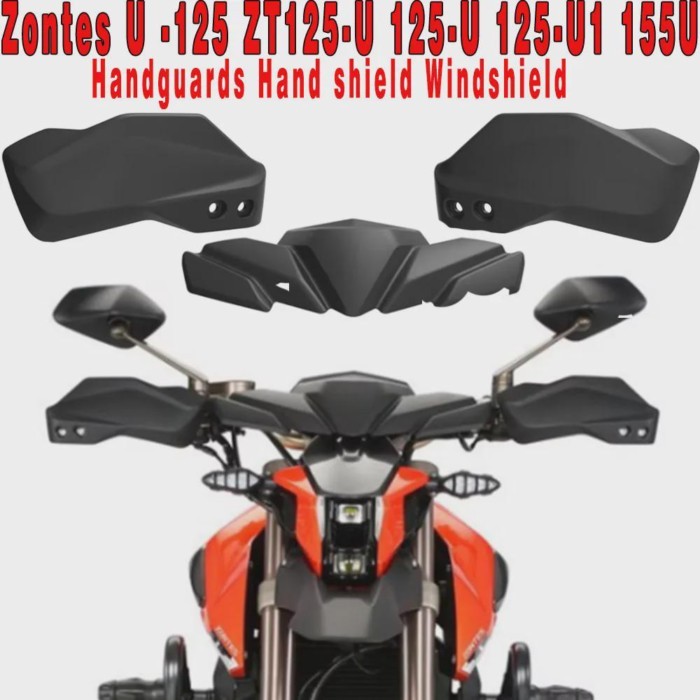 Fit Zontes U -125 ZT125-U 125-U 125-U1 155U Motorcycle Handguards Hand shield Windshield