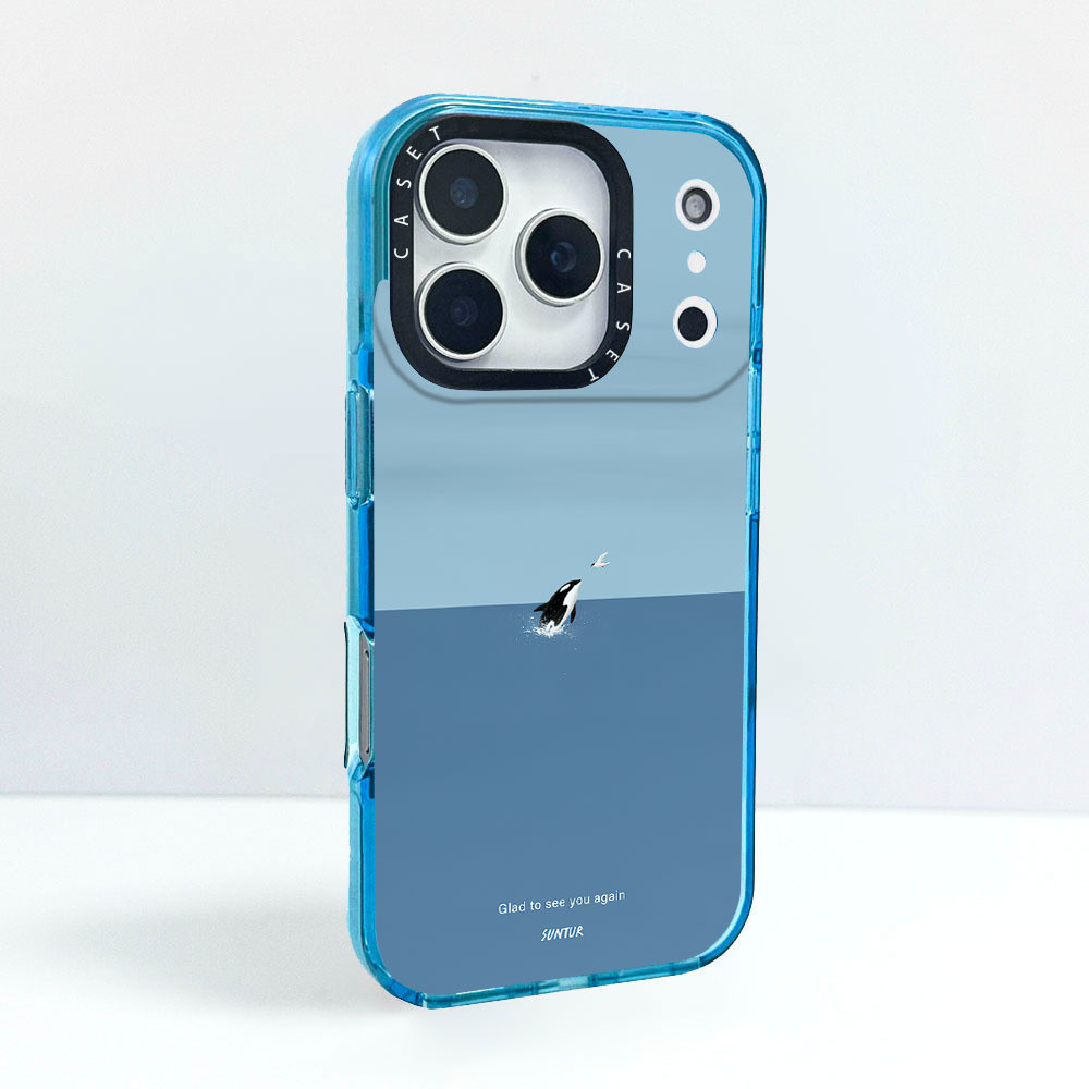 Suntur Glad To See You Again ไร้สายชาร์จแม่เหล็กสําหรับ IPhone 16E 14 Plus 11 12 13 15 16 17 Pro Max