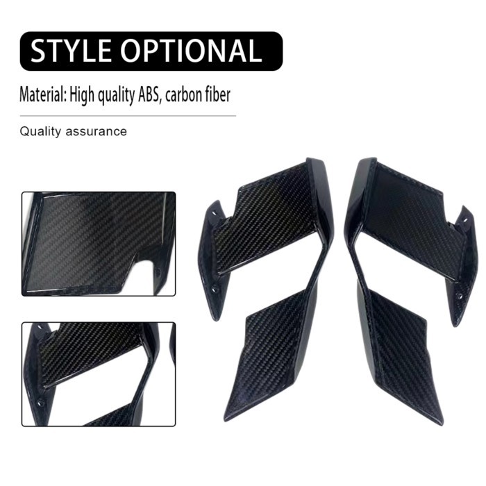 Motorcycle ABS Carbon Paint Fairing Fixed Wing Spoiler For BMW S1000R M1000R S1000 R M1000 R 2021-2