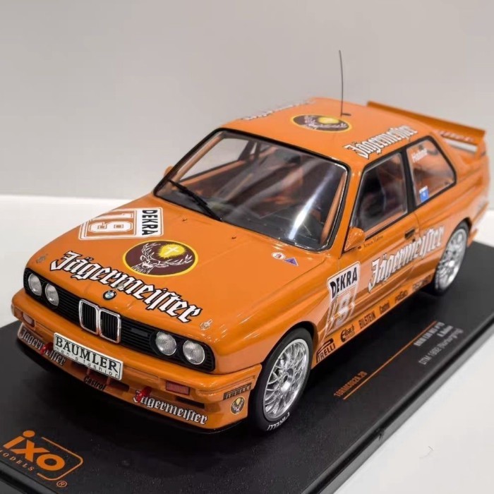 IXO 1/18 BMW E30 M3 #19 1992 BMW Racing Model ไม่เปิดประตู Steer
