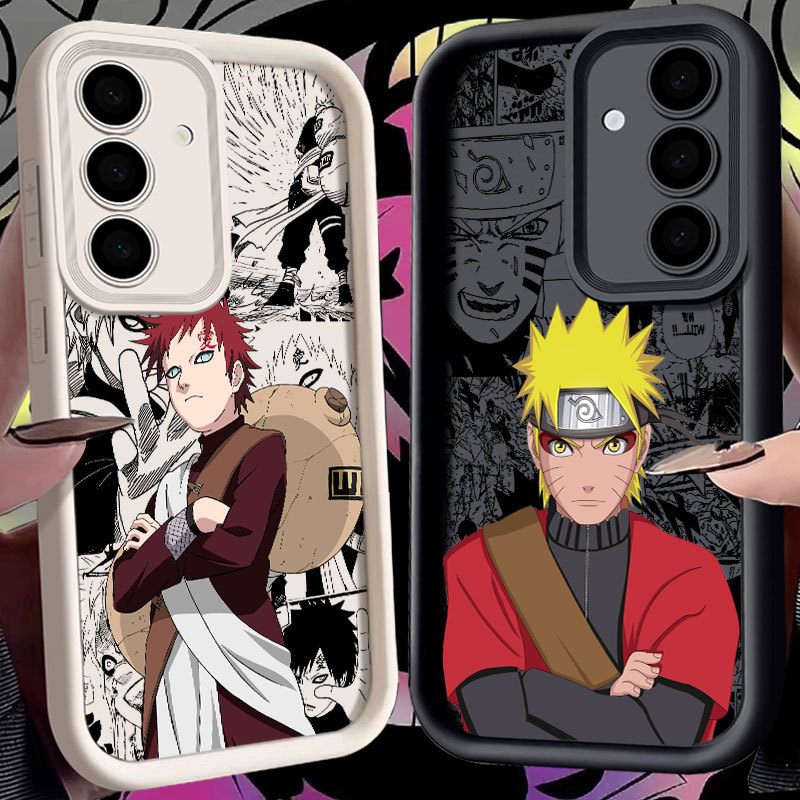 Gaara Naruto การ์ตูนเคสโทรศัพท์สําหรับ Samsung S26 S25FE S24 Ultra S23 S22 S21 S26Ultra Plus S20 FE S25 Soft TPU กรณีกันกระแทกกล้องฝาครอบป้องกัน