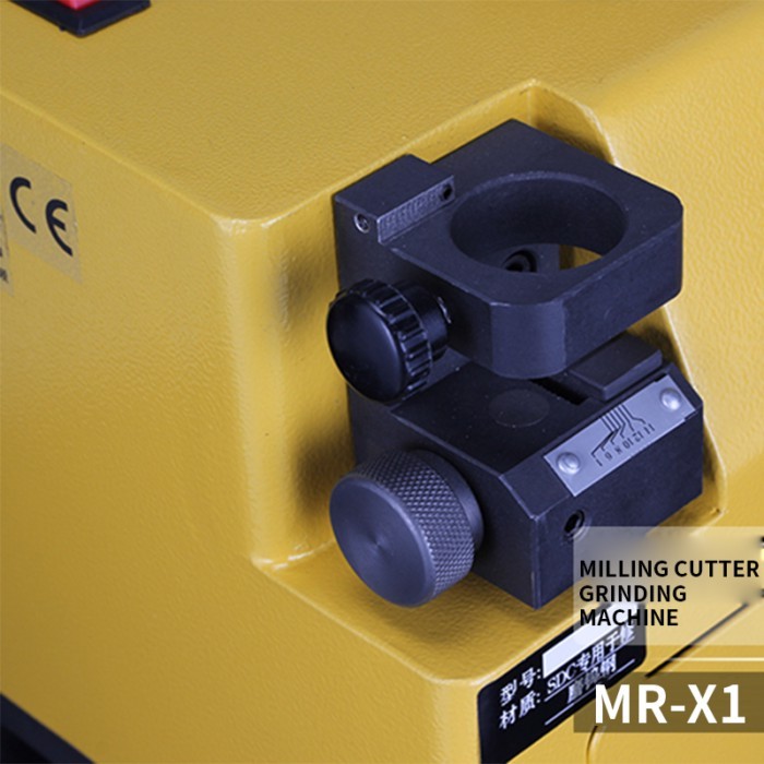 Milling cutter grinder MR-X1 can grind 2-edge, 3-edge, 4-edge end mills, high-speed steel, tungsten