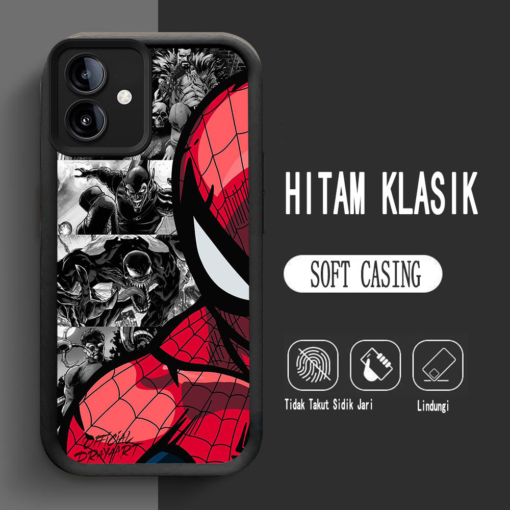 Y-14 เคสซิลิโคน Spider-Man สําหรับ Samsung A07 M04 A06 A04 A04E A05 F04 5G กรณี
