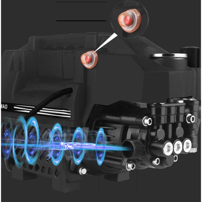 2800W Small Portable Car Washer Pump Pressure Adjustable High Pressure Washer Multifunction Home An