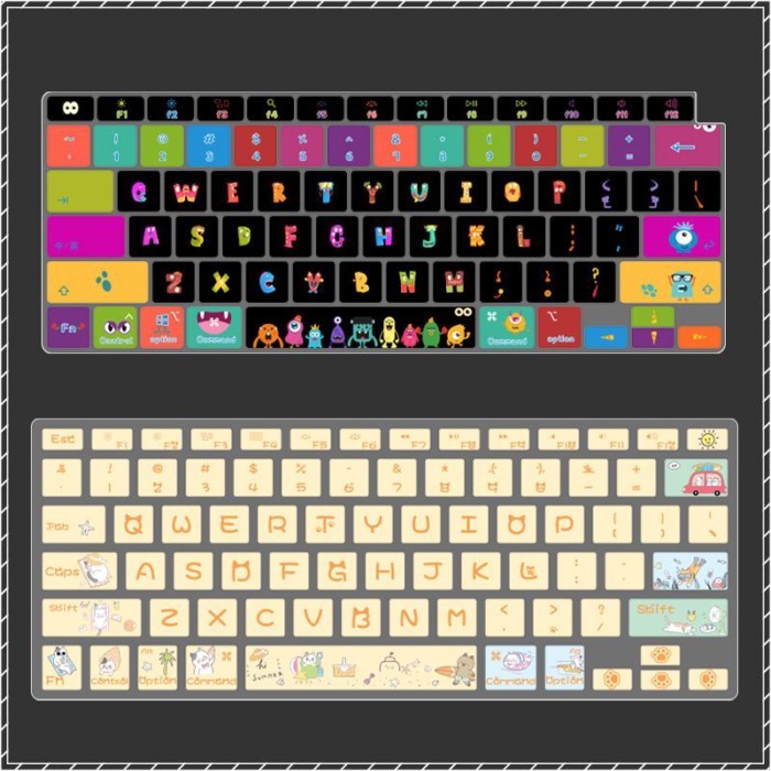 เหมาะสําหรับฟิล์มคีย์บอร์ด Apple MacBook Air15 M2A2941 การ์ตูนน่ารัก 2023 A2780