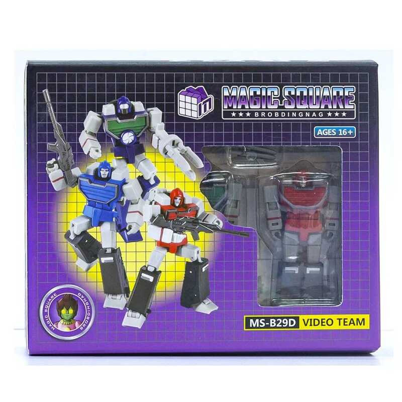New Transformation Toys MS TOYS MS-B29D VideoTeam Magic Square Action Figure toy in stock