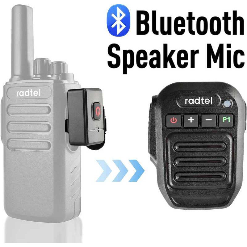 ▥ วิทยุไร้สายบลูทูธลําโพง Mic,มือถือไมโครโฟนสําหรับ   Uv-K5 Radtel Rt-470X Rt-9