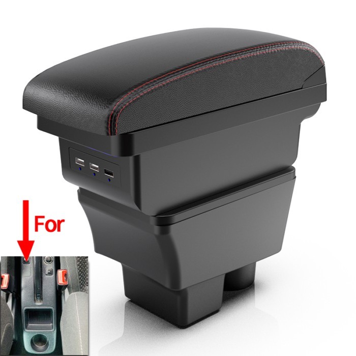 Armrest For Skoda Fabia For Skoda Fabia 2 2008-2013 Arm rest Center Console Storage Box Interior Ac