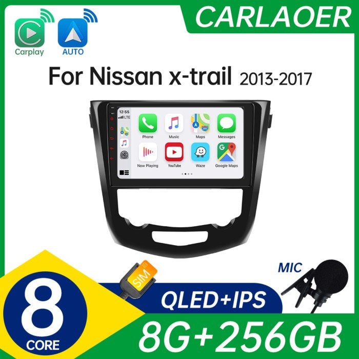 2 din Android Auto Carplay Car Radio Multimedia For Nissan X-TRAIL T32 Qashqai 2 J11 2013-2017 Car