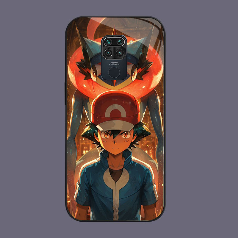 HW-25 Pokemon Pikachu แก้วแก้วสําหรับ Xiaomi Redmi หมายเหตุ Poco X3 9S M2 9 NFC Pro