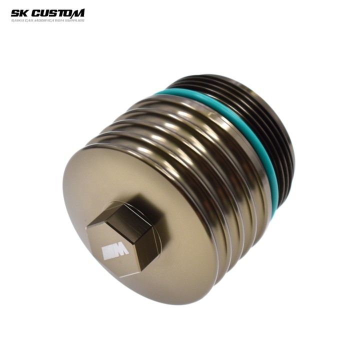 SKCUSTOM Oil Filter Cover Aluminum Alloy Filter Housing For BMW G20 G28 G31 G01 B46 B47 B48 Engine