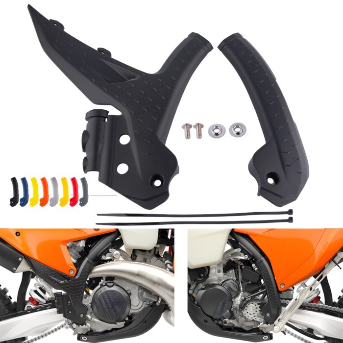 Motorcycle Frame Protection Set For KTM 125-500 SX SX-F XC XC-F 2023-2025 XC-W EXC EXC-F Six Days 2