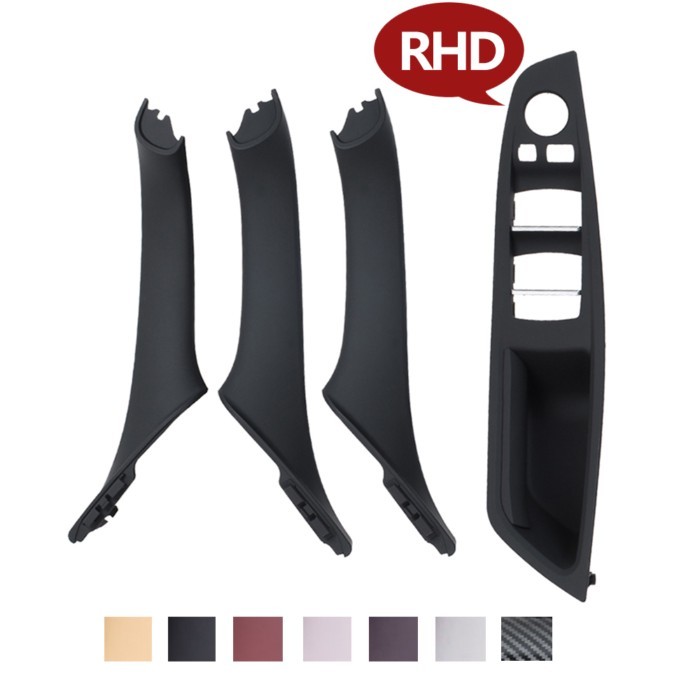 RHD Right Driver Cars Interior Armrest Door Handle Replacement 4PCS Set BMW 5 Series F10 F11 520i 5