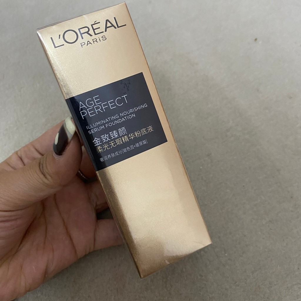 สไตล์ร้อนแรง ขายที่ Least 12 13.00 Real Shot Ordinary LOreal Gold Zhiyan Little Gold Liquid Foundati