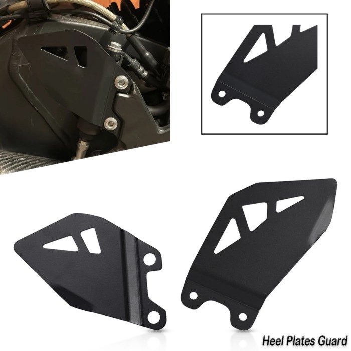 Heel Plates Guard For KAWASAKI Ninja ZX-10R ZX-10RR ZX10R ZX10RR ZX 10R / 10RR 2011 - 2024 Rear Bra