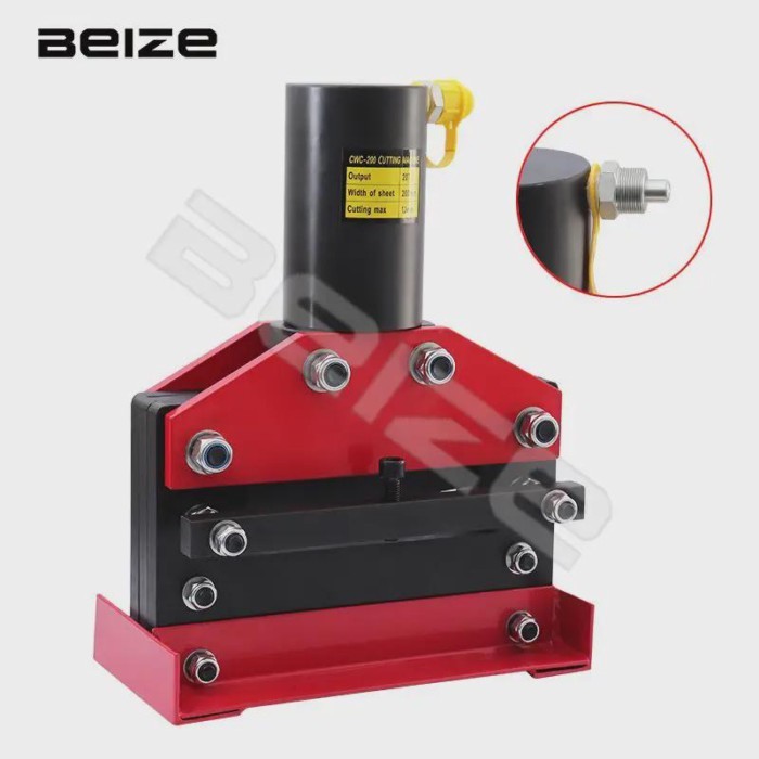 Hydraulic Cutting Machine CWC-200 Busbar Processing Machine Copper Row Cutting Machine Copper and A