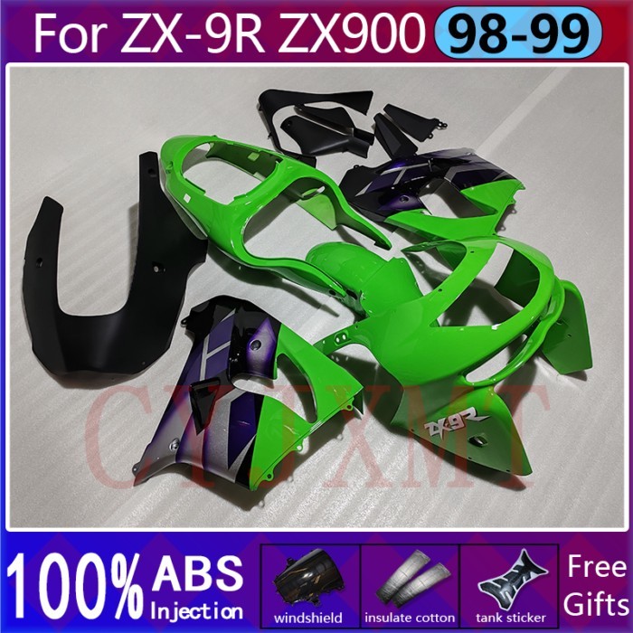 Custom Motorcycle Fairings for Kawasaki Ninja ZX9R ZX900 1998 1999 Model Fairing Kit ZX 9R 900 98 9