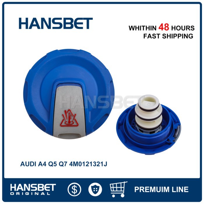 Expansion Tank Radiator Cap Fit AUDI A4 B9 Allroad A5 Q5 Q7 4M0121321J 4M0121321E HANSBET