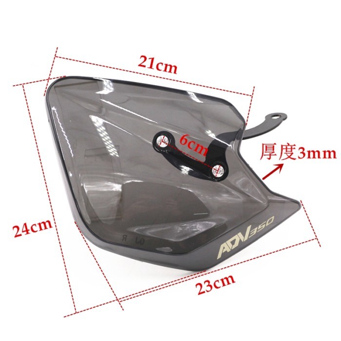 For Honda ADV150 ADV350 ADV160 ADV 150  Motorcycle Accessories Handguard Handguards Plastic Hand Gu