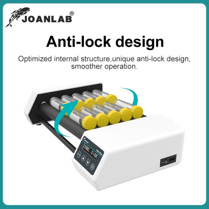 JOANLAB Roller Mixer Laboratory Equipment Digital Adjustable Horizontal Rotator Medical Blood Mixer