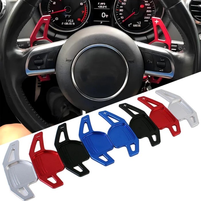 2Pcs Paddle Shifter For Audi A4 B8 A3 8P S3 A5 A6 S6 C6 Q5 A8 R8 TT TTS MK2 8J Avant Car Steering W