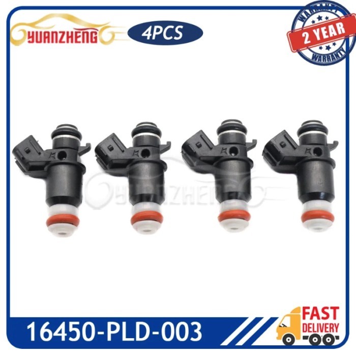 4x Car Fuel Injector Nozzle 16450-PLC-003 Fit For HONDA CIVIC EX 1.7L L4 2001-2005 For SUZUKI GSXR1