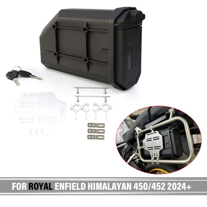 For Royal Enfield Himalayan 450 / 452 2024+ Motorcycle Toolbox Waterproof Side Decorative Toolbox S